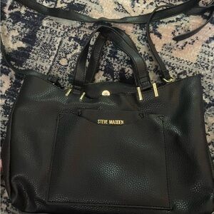 Steve Madden Black Tote Bag